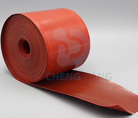 Red PTFE etched film